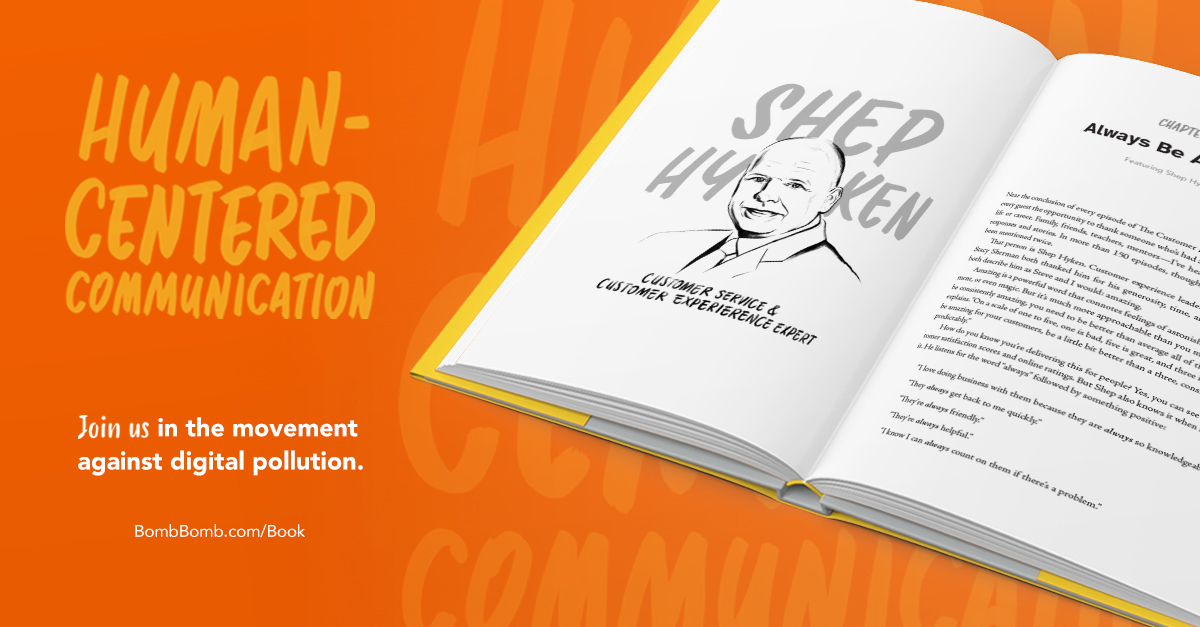 Shep Hyken, Human-Centered Communication, Digital Pollution, business book, Always Be Amazing, customer experience, customer service, digital communication, virtual communication, business communication