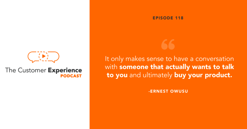 BombBomb TheCEPodcast Quote1Graphic EP118 ErnestOwusu | BombBomb